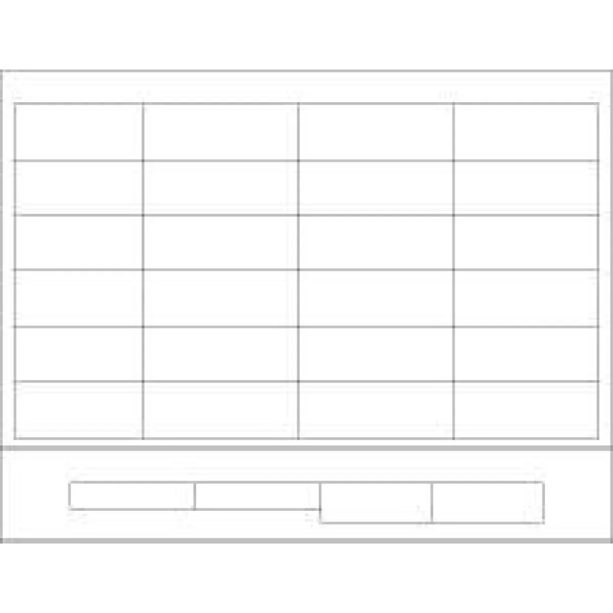 Bio-Logics Chart Labels Wristband Laser Poly Paper Landscape, Multiple Size Labels X Adult/Pedi White - 28 Lbls Per Sheet, 4 Pks Of 250 Sheets Per Case