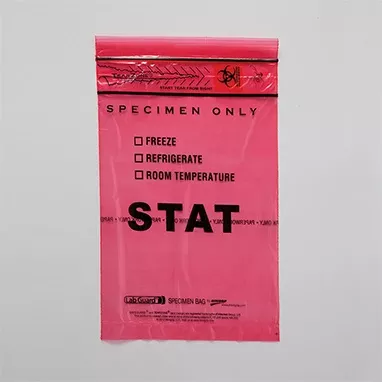 Biohazard STAT Bags, 6 x 9 H-9515-12647