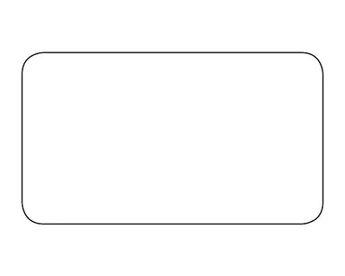 Blank White Labels H-2539-15905