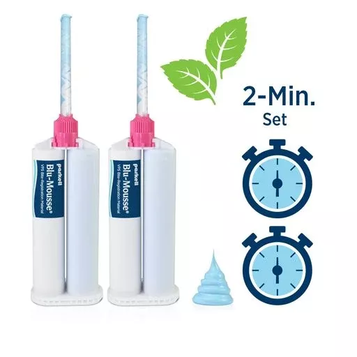 Blu-Mousse Classic Peppermint (2-Min. Set)
