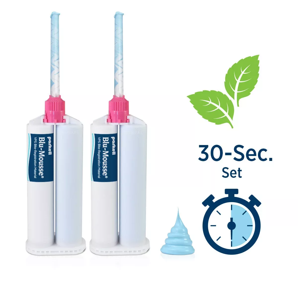 Blu-Mousse Peppermint Super-Fast (30-sec. set)