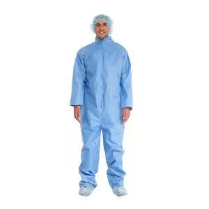 Blue Coveralls With Open Cuffs and Ankles, Universal