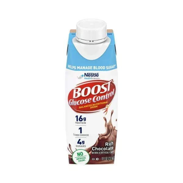 Boost Glucose Control Nutritional Drink 8 oz Cartons