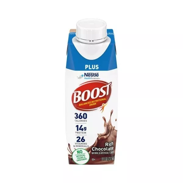 Boost Plus Nutritional Drink 8 oz Cartons