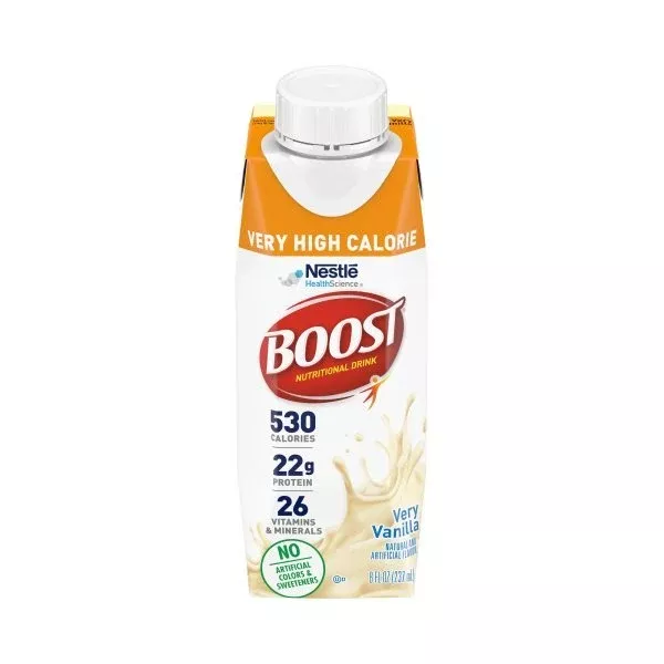 Boost Very High Calorie Nutritional Drink 8 oz. Carton