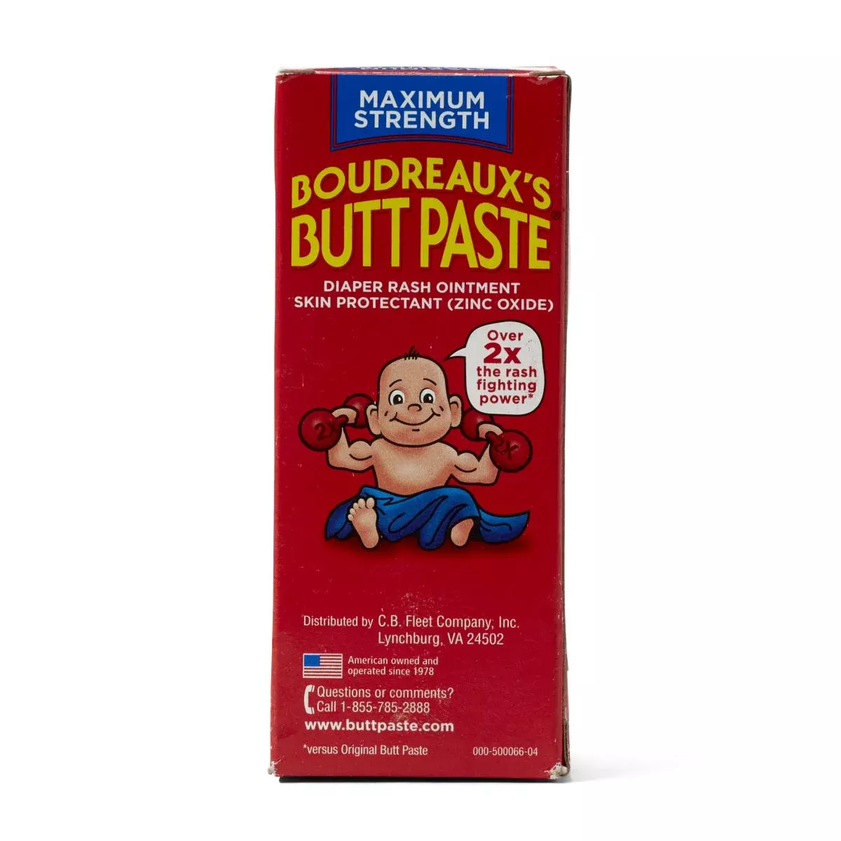 Boudreaux's Butt Paste Skin Protectants, Boudreaux, Maximum Strength, 2 oz. Jar #OTC032302
