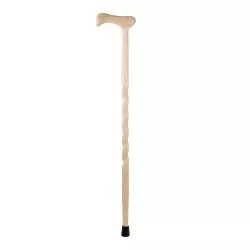 Brazos Craftsman Hickory Walking Cane, 37-Inch Height