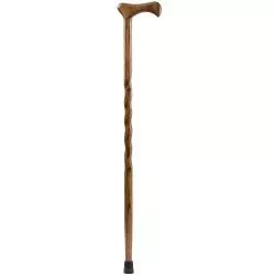 Brazos Craftsman Oak Walking Cane, 37-Inch Height