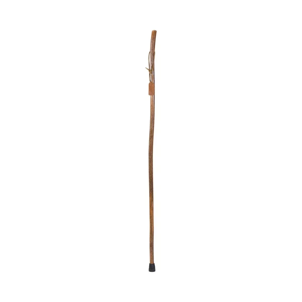 Brazos Hickory Hiking Staff, 48-Inch Height, Brown