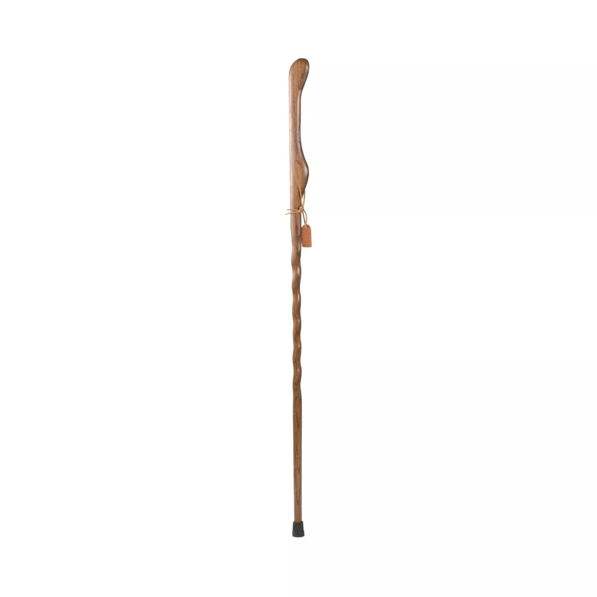 Brazos Oak Hiking Staff, 55-Inch Height, Brown