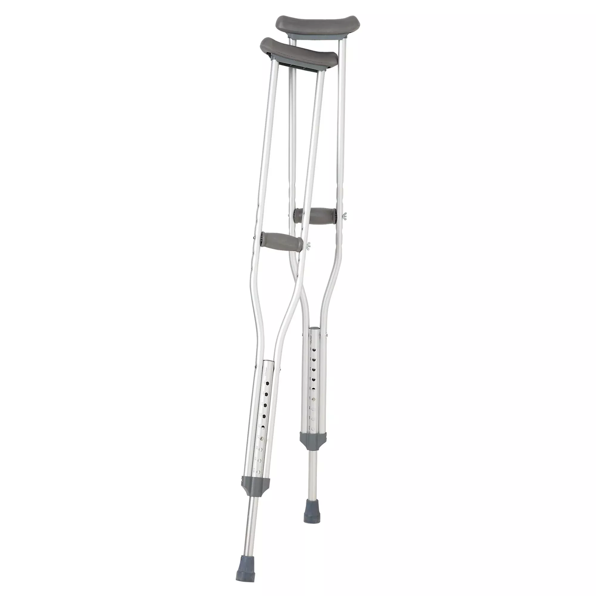 Breg Aluminum Underarm Crutches, 5'2" – 5'10"