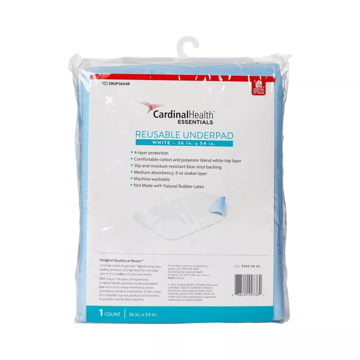 Cardinal Health Essentials Underpads