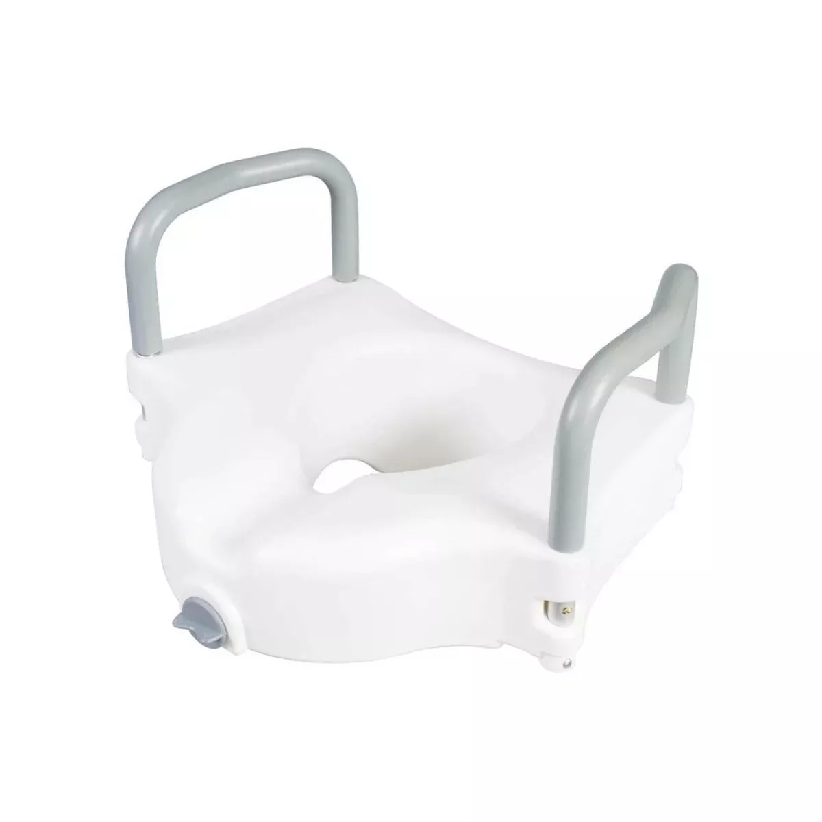 Carex Classics Raised Toilet Seat with Armrests