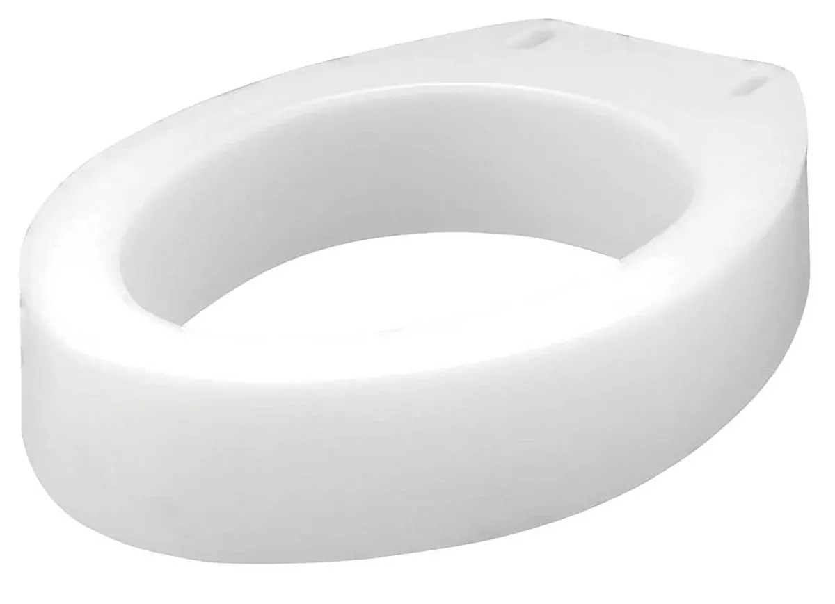 Carex Elongated Raised Toilet Seat