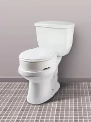 Carex Hinged Riser Toilet Seat