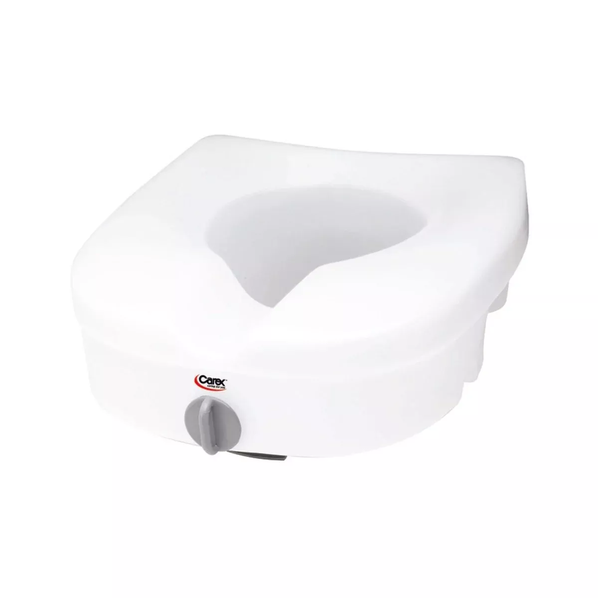 Carex Raised Toilet Seat, E-Z Lock