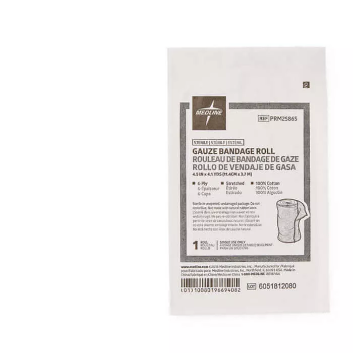 Caring Cotton Gauze Bandage Roll