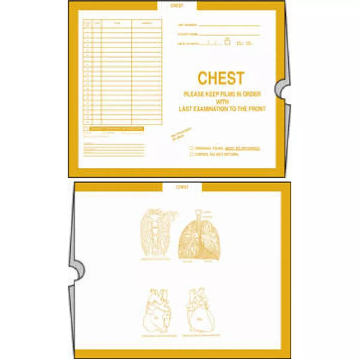 Category Insert Jacket Open Top Chest Briar 28# Kraft 14-1/4"X17-1/2" - 250 Per Case