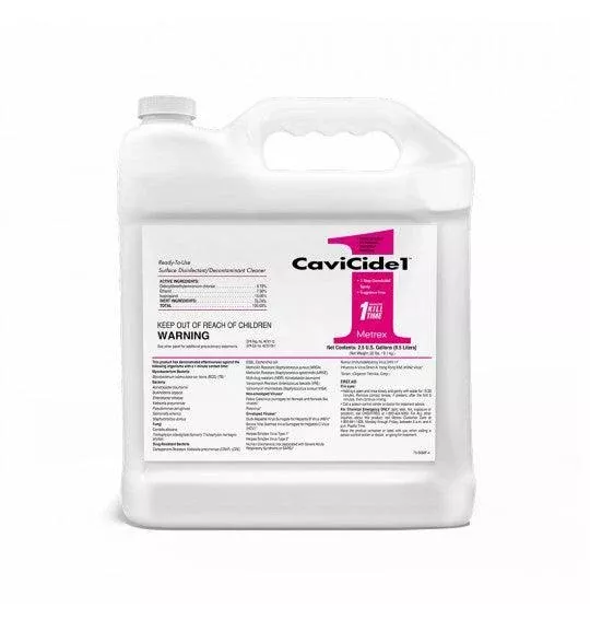 CaviCide1 Multipurpose Disinfectant 2.5 Gallon (Case of 2)