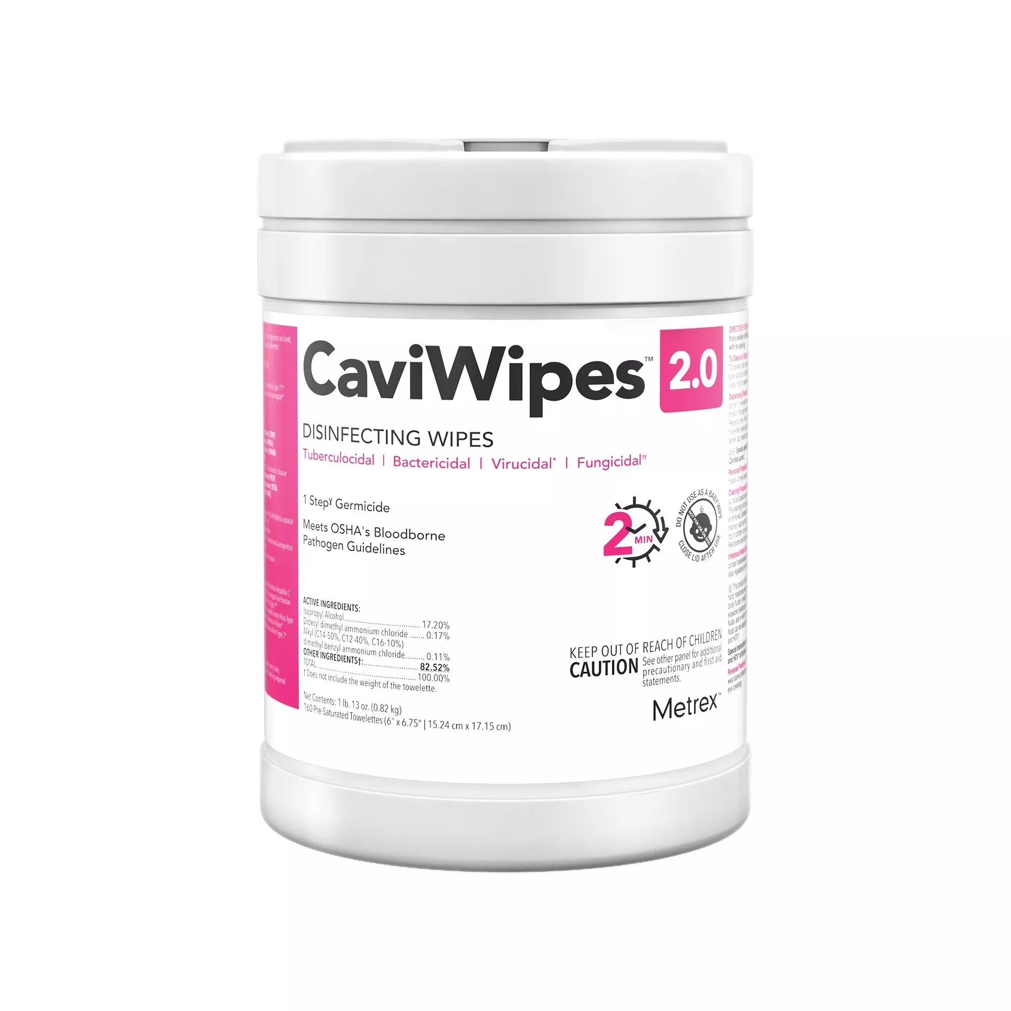 CaviWipes 2.0 Disinfecting Wipes