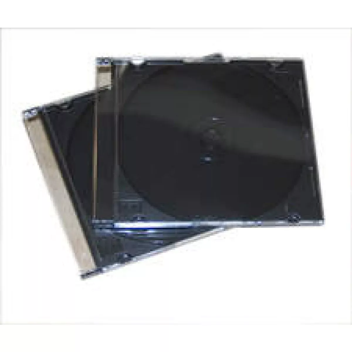 Cd/Dvd Accessory Slim Jewel Case Plastic Clear And Black 50 Per Case