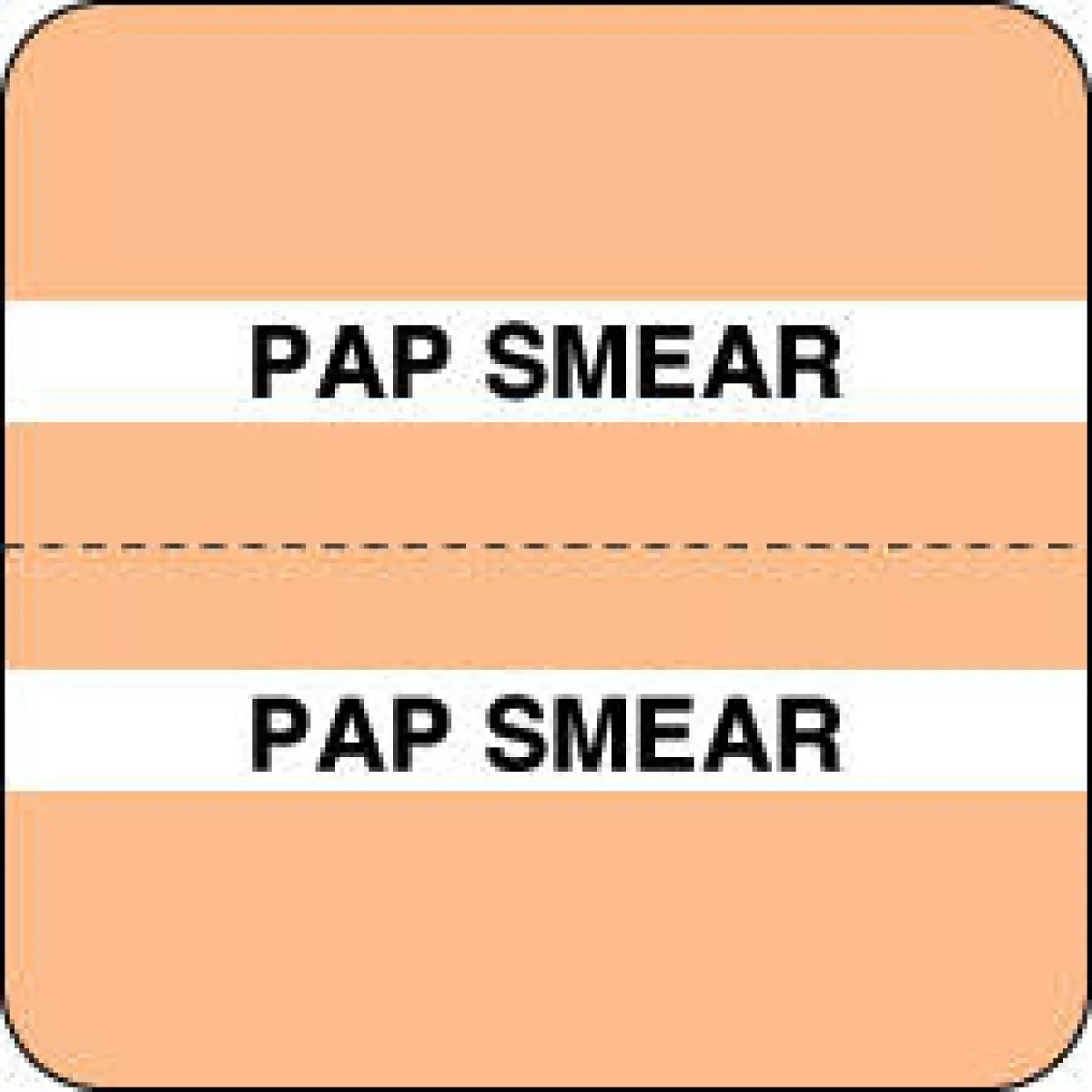 Chart Tab Paper Pap Smear Pap Smear 1 1/2" X 1 1/2" Light Pink 100 Per Roll