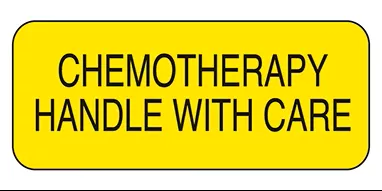 Chemotherapy Handle with Care Labels H-2973-14448