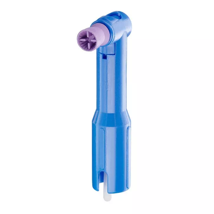 Classic Petite Web LF Disposable Prophy Angle with Firm Blue Latex Free Webbed