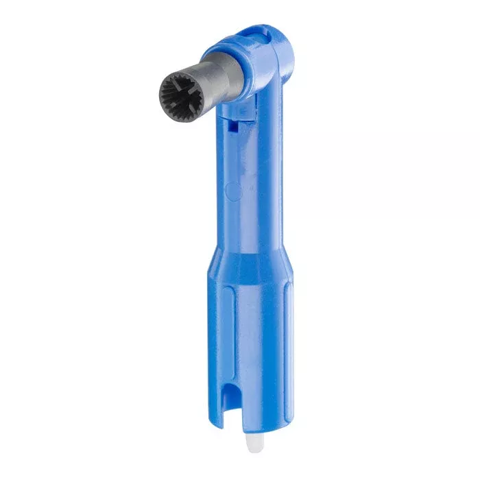 Classic Traditional Web LF Disposable Prophy Angle with Firm Blue Latex Free