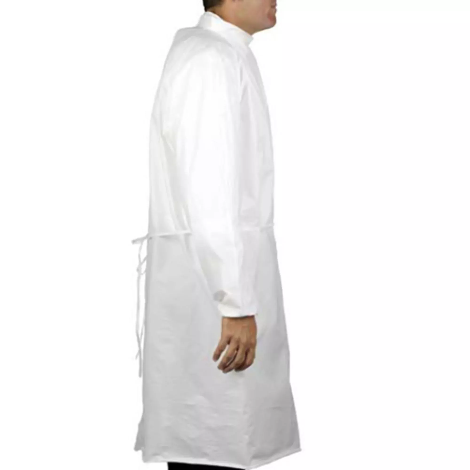 Cleanroom Gown X-Large White Sterile Not Rated Disposable