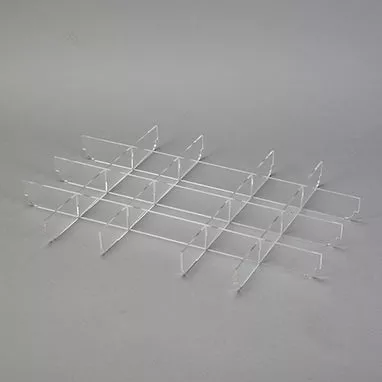 Clear Acrylic Divider Set for Shallow Crash Cart Boxes H-3204-20012