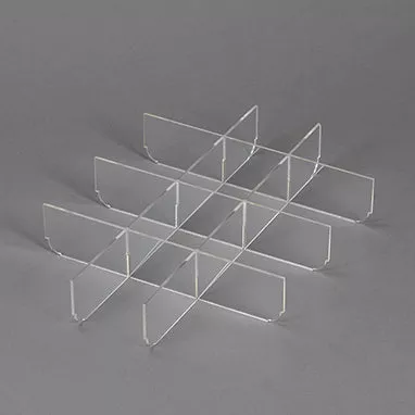 Clear Divider Set for Half-Size Crash Cart Boxes H-1102-17581