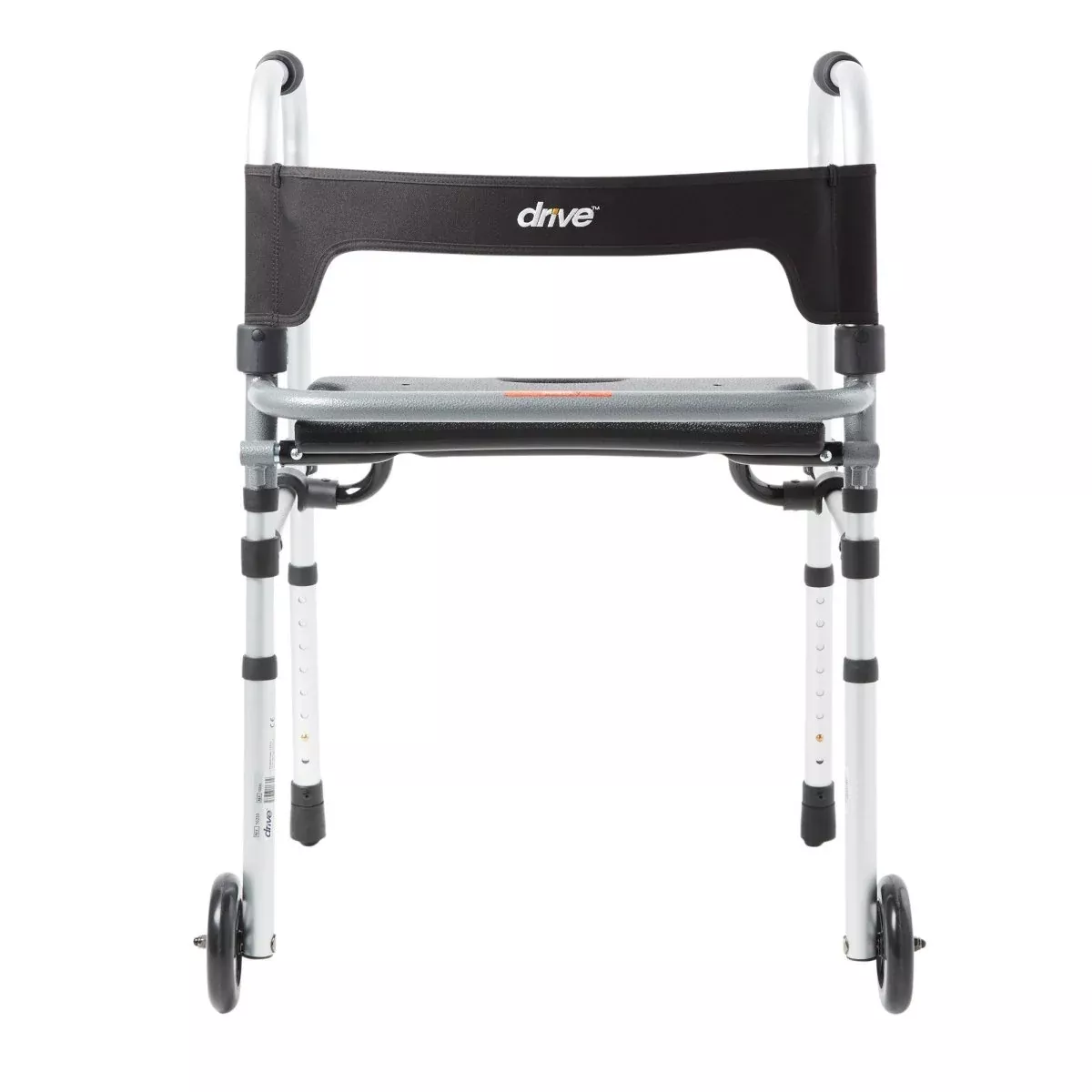 Clever-Lite LS Aluminum Dual Release Folding Walker, 29½ – 39 Inch Height