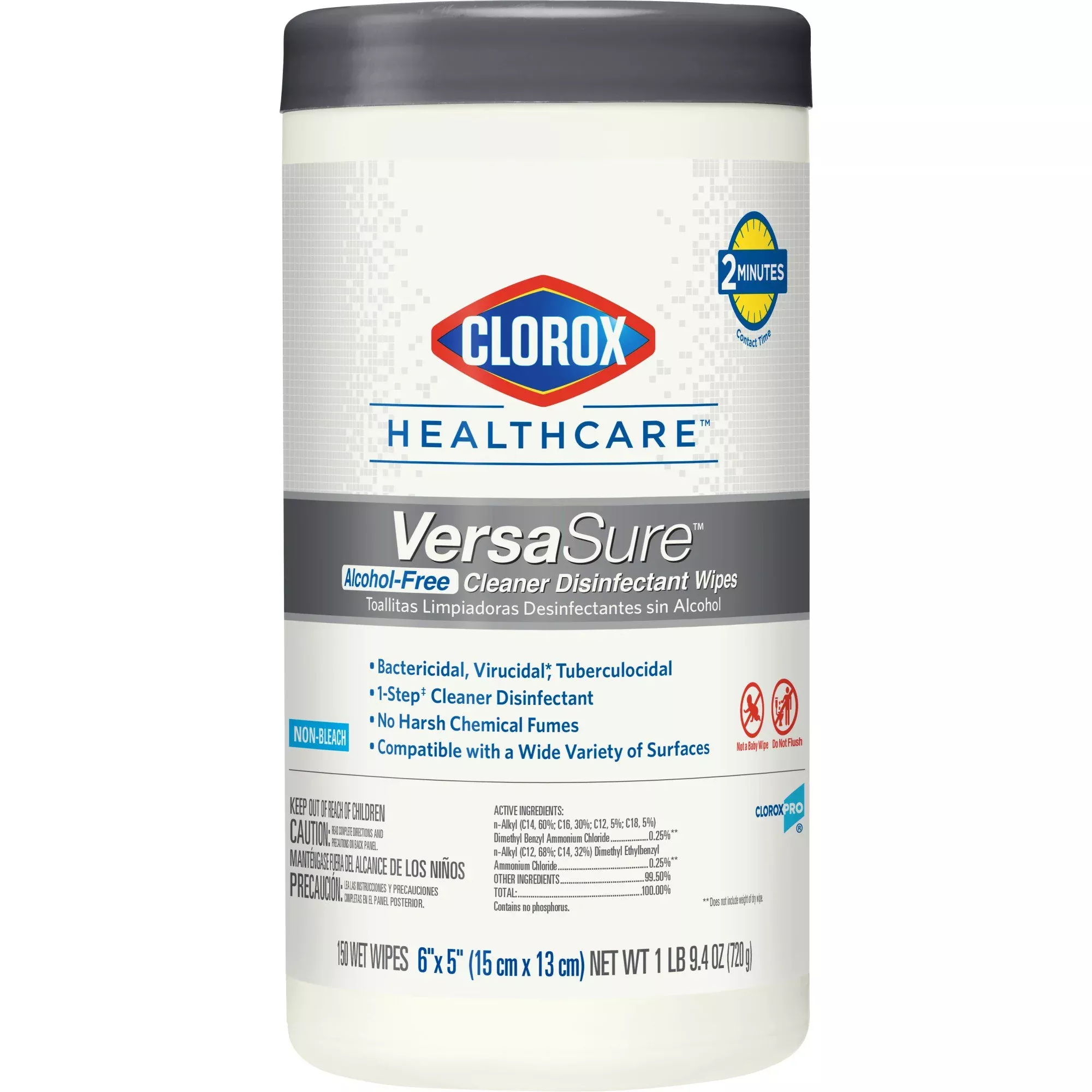 Clorox Healthcare VersaSure Surface Disinfectant Wipes