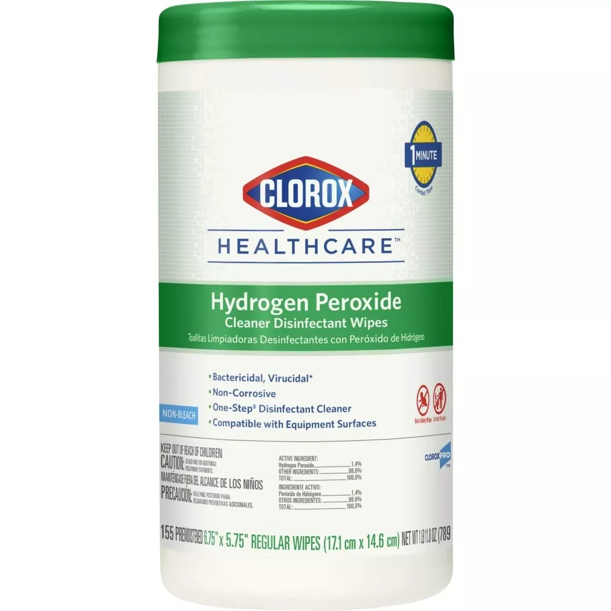 Clorox Hydrogen Peroxide Cleaner Disinfectant Wipes