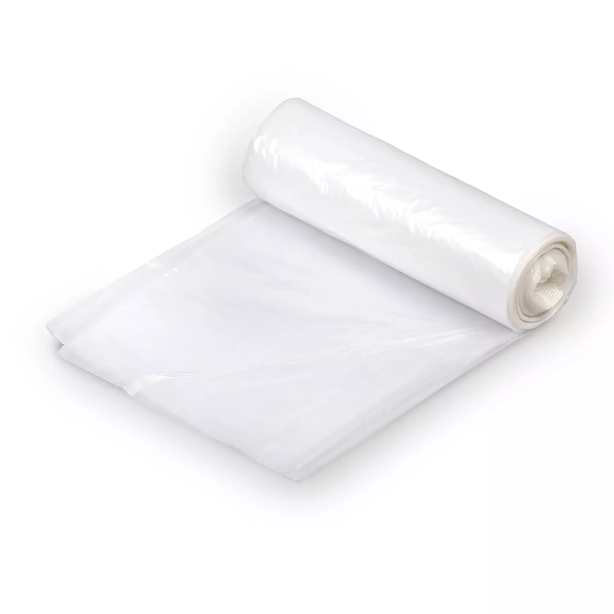 Colonial Bag Clear Extra Heavy Duty Trash Bag, 56 gallon capacity