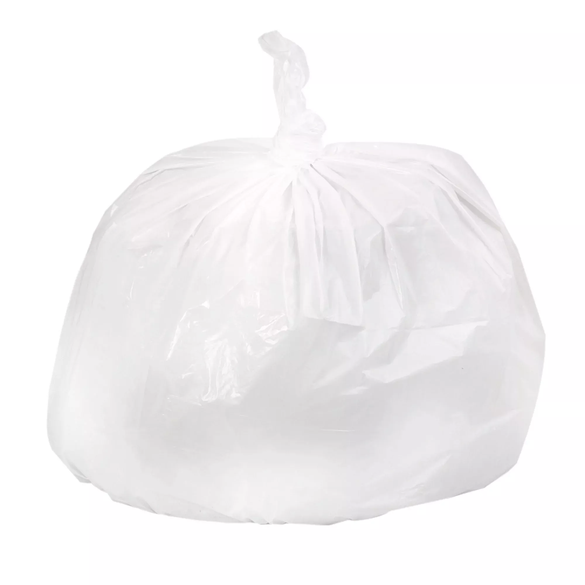 Colonial Bag Extra Heavy Duty Tuff Trash Bag, White, 33 gal.