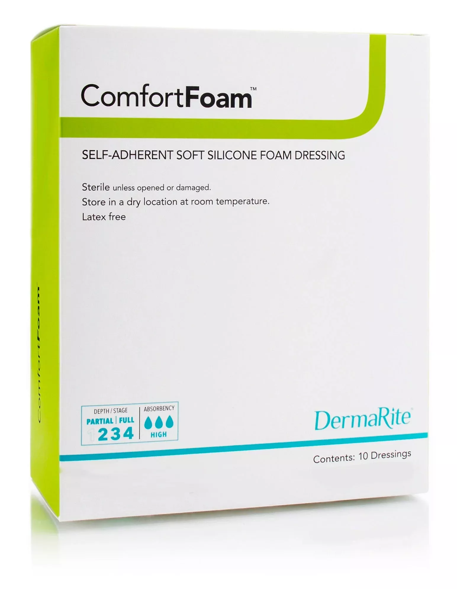 ComfortFoam Silicone Adhesive without Border Silicone Foam Dressing