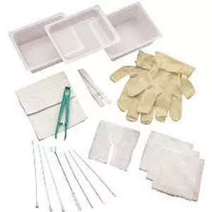 Complete Tracheostomy Cleaning Tray without Gloves