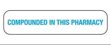 Compounded In This Pharmacy Labels H-2019-14876