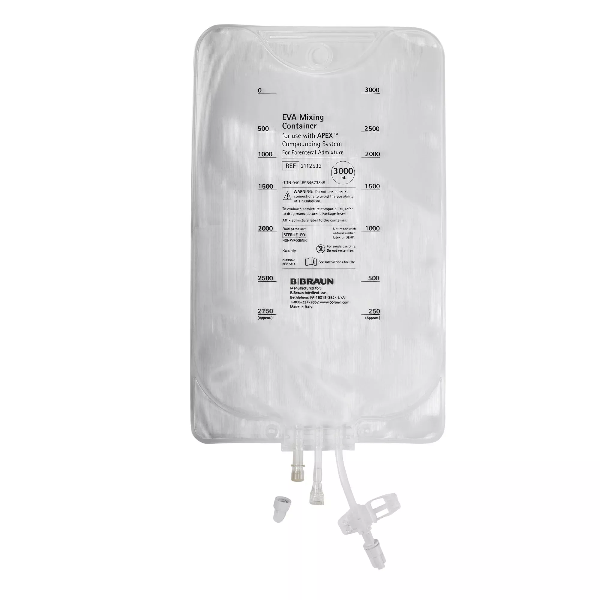 Compounding Bag Apex 3000 mL