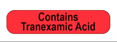 Contains Tranexamic Acid Labels H-2328-14387