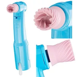 Contra Elite Flex Disposable Prophy Angle with Extra Soft Pink Latex Free Cup