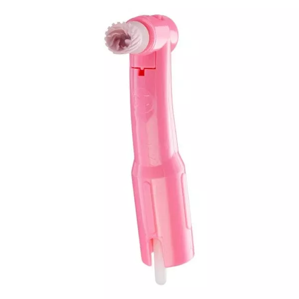 Contra Elite Original Pink LF - Pink Disposable Prophy Angle with Soft Pink