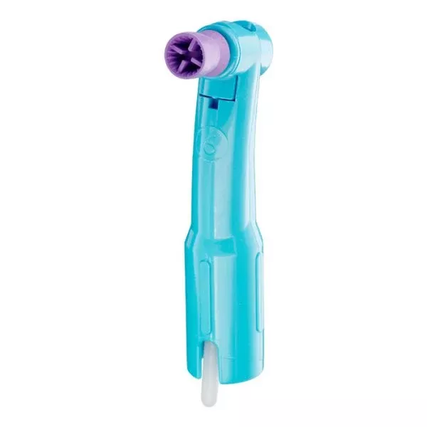 Contra Petite Web LF Disposable Prophy Angle with Soft Purple Latex Free Webbed