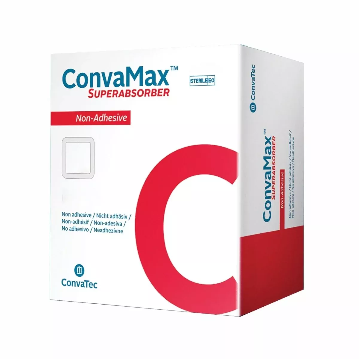 ConvaMax Superabsorber Foam Dressing, 4 x 4 Inch
