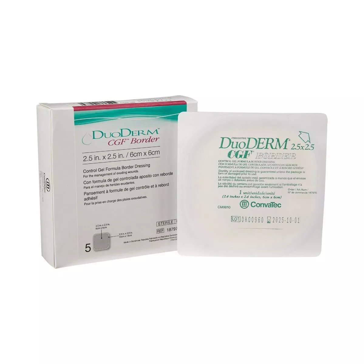 ConvaTec DuoDERM CGF Border Wound Dressings