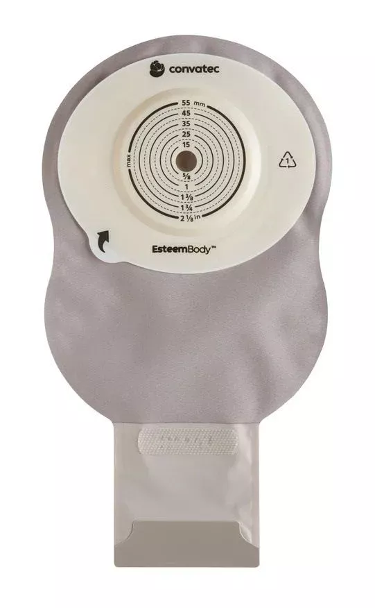 Convatec Esteem Body Soft Convex One-Piece Drainable Pouch - With Window