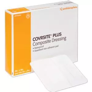 Coversite Plus Waterproof Dressing 6" x 6", 10/Box