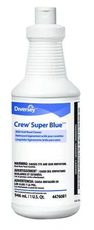 Crew Super Blue Mild Acid Bowl Cleaner - Diversey 94476081